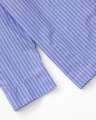 Made in Canada Pyjama Shirt Blue Stripe 100% Organic Cotton - Unisex - Province of Canada