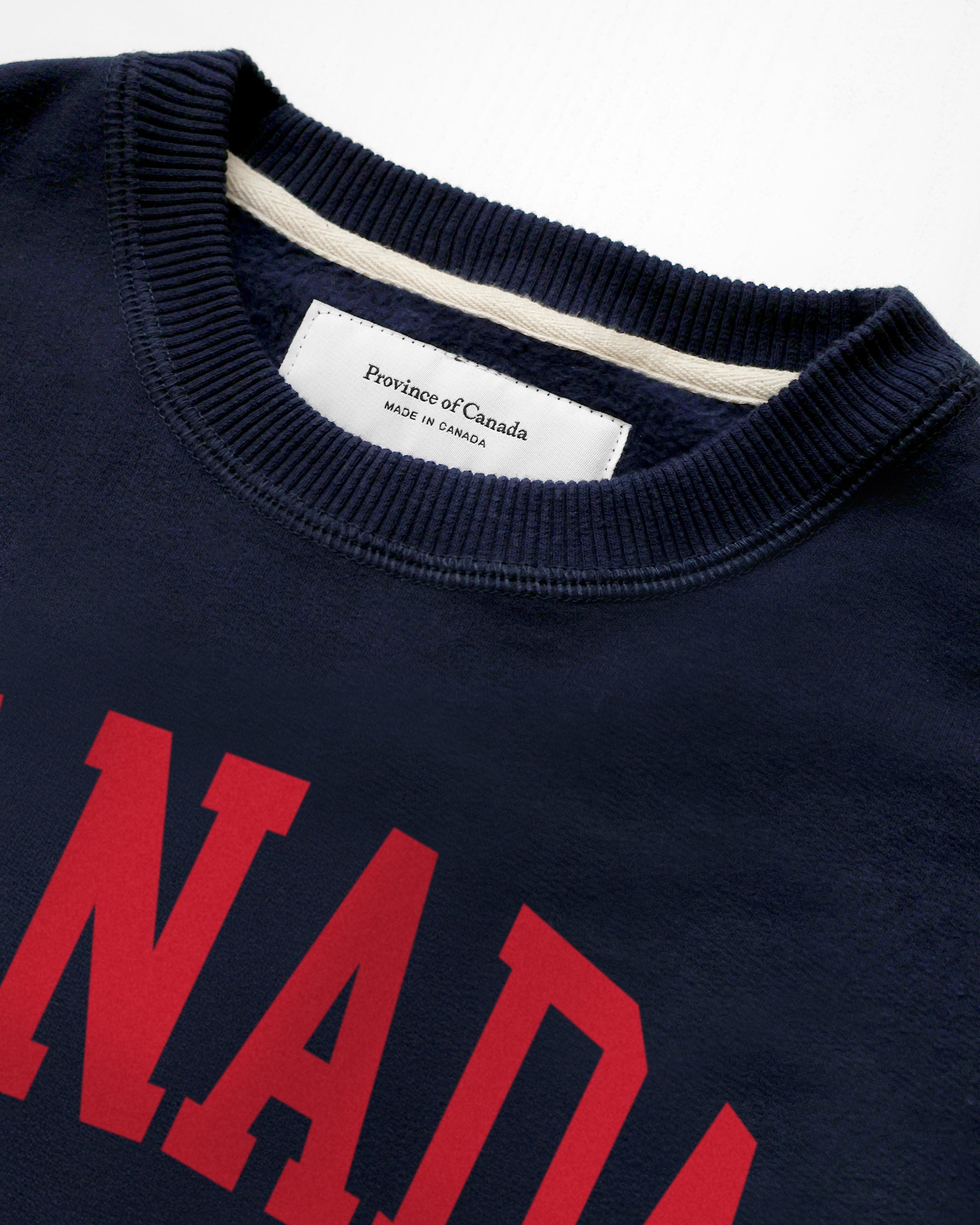 Made in Canada Canada Fleece Sweatshirt Navy 100% Cotton - Unisex - Province of Canada