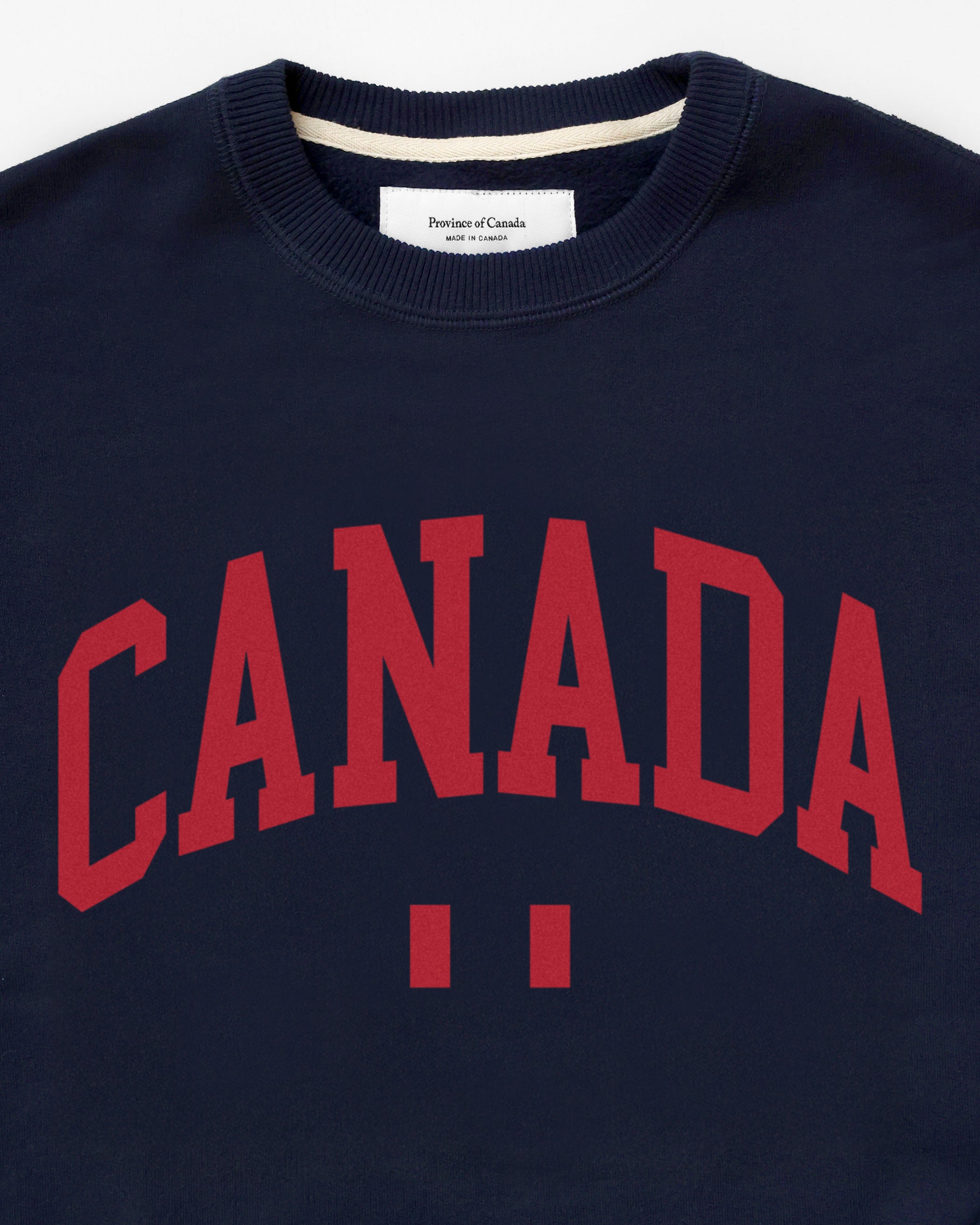 Made in Canada Canada Fleece Sweatshirt Navy 100% Cotton - Unisex - Province of Canada