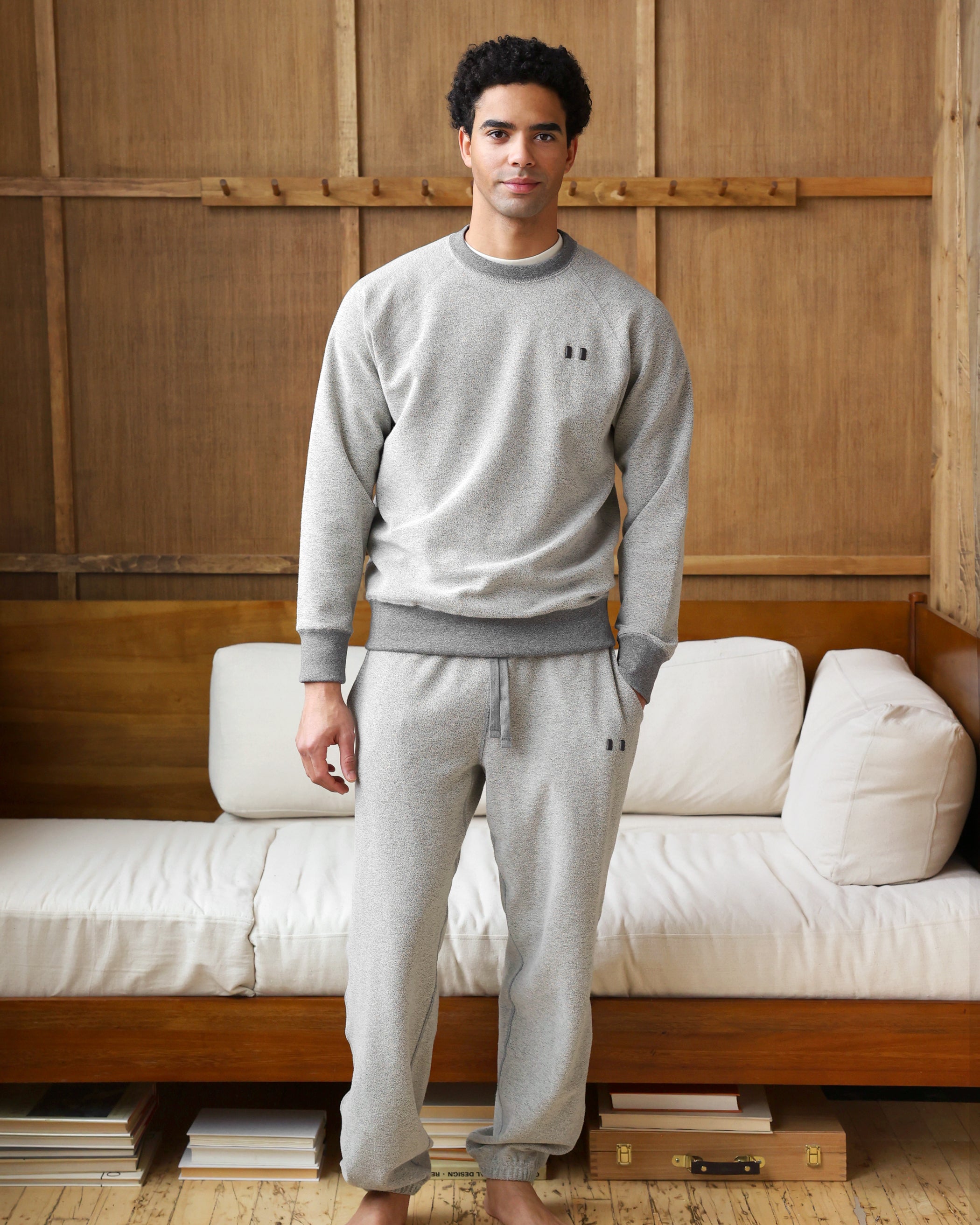 Made in Canada Reverse French Terry Sweatshirt Charcoal - Unisex - Province of Canada