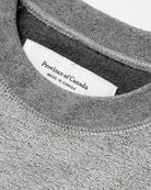 Made in Canada Reverse French Terry Sweatshirt Charcoal - Unisex - Province of Canada