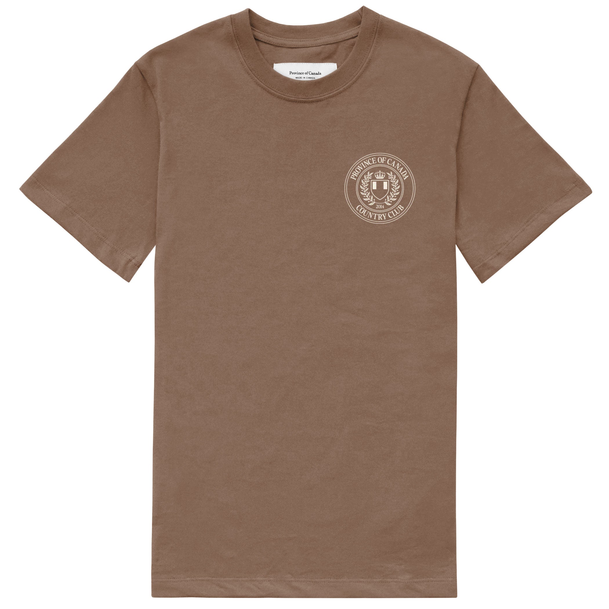Made in Canada Country Club Tee Cocoa - Unisex - Province of Canada