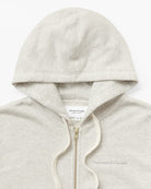 Made in Canada 100% Cotton French Terry Zip Hoodie Eggshell - Unisex - Province of Canada
