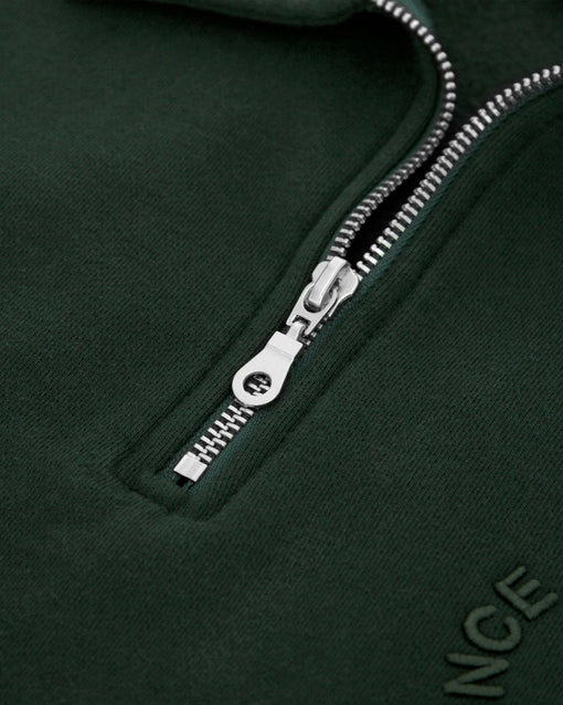 Province of Canada - Half Zip Fleece Sweatshirt Forest Unisex - Made in Canada