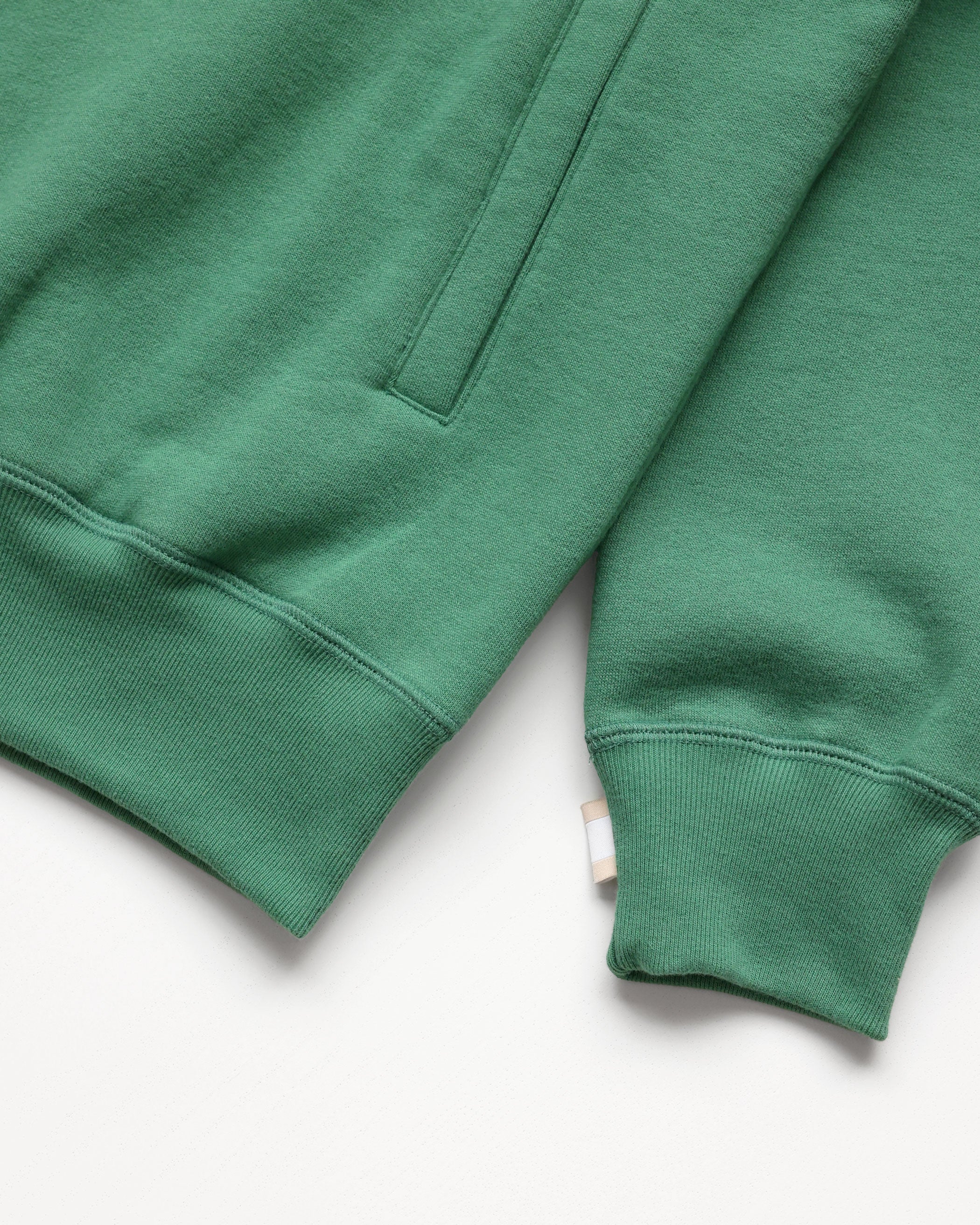 Made in Canada Club Cotton Fleece Half Zip Green - Unisex - Province of Canada