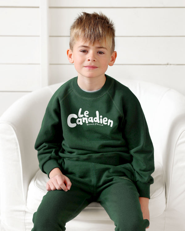 Le Canadien Kids Forest Sweatshirt - Made in Canada - Province of Canada