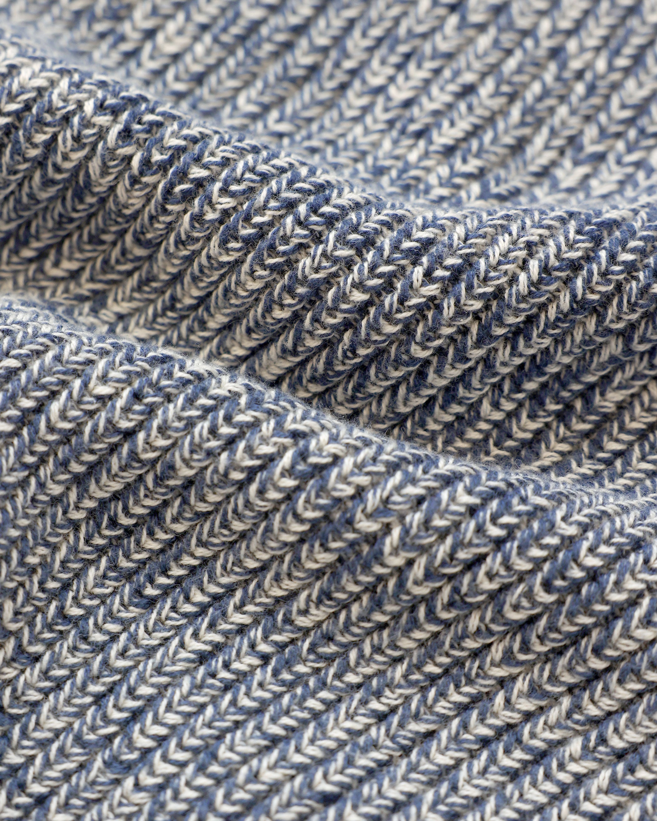 Made in Canada Cotton Knit Sweater Heather Navy 100% Cotton - Unisex - Province of Canada