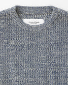 Made in Canada Cotton Knit Sweater Heather Navy 100% Cotton - Unisex - Province of Canada