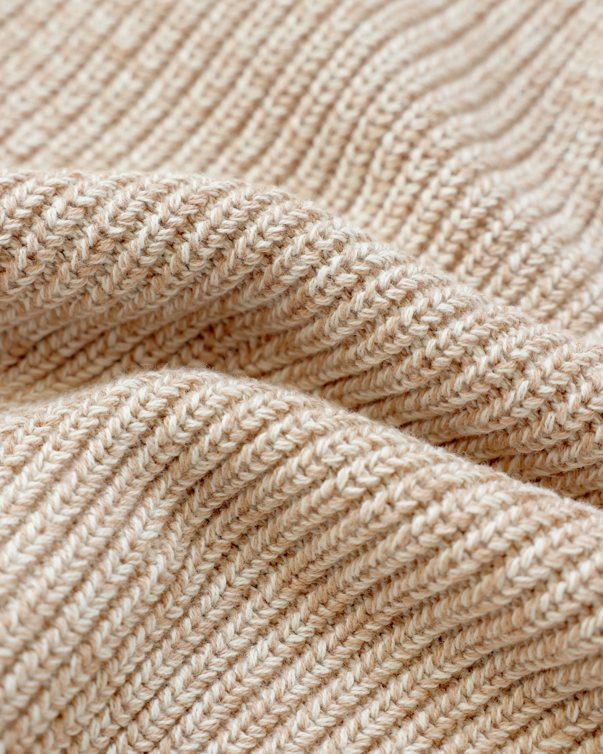 Made in Canada Cotton Knit Sweater Heather Taupe 100% Cotton - Unisex - Province of Canada