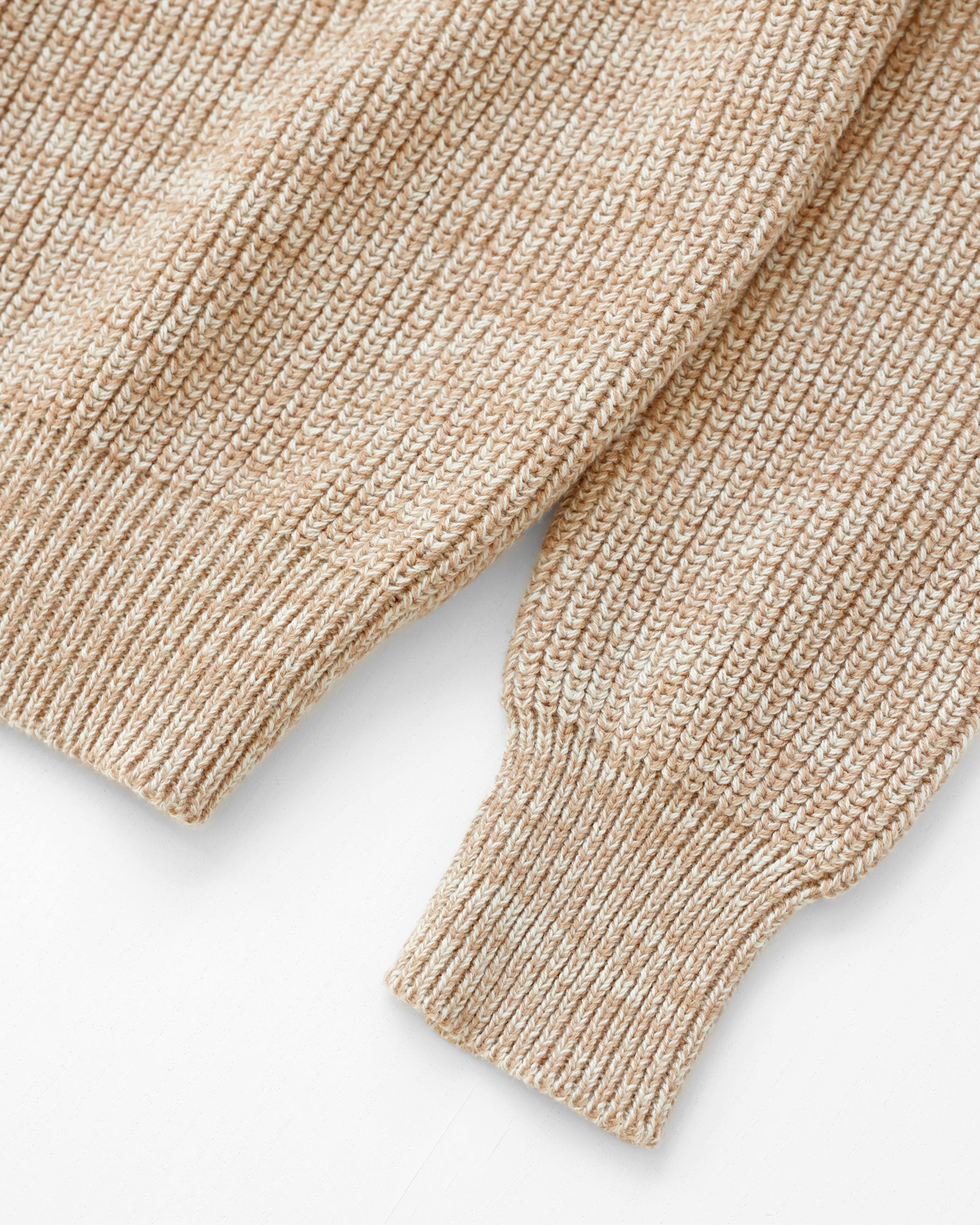 Made in Canada Cotton Knit Sweater Heather Taupe 100% Cotton - Unisex - Province of Canada