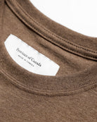 Made in Canada 100% Organic Cotton Monday Crop Tee Heather Brown - Unisex - Province of Canada