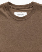 Made in Canada 100% Organic Cotton Monday Long Sleeve Tee Heather Brown - Unisex - Province of Canada