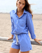 Made in Canada 100% Cotton Fogo Blue Short - Womens - Province of Canada