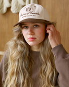 Made in Canada 100% Cotton Country Club Baseball Hat Natural Brown - Province of Canada