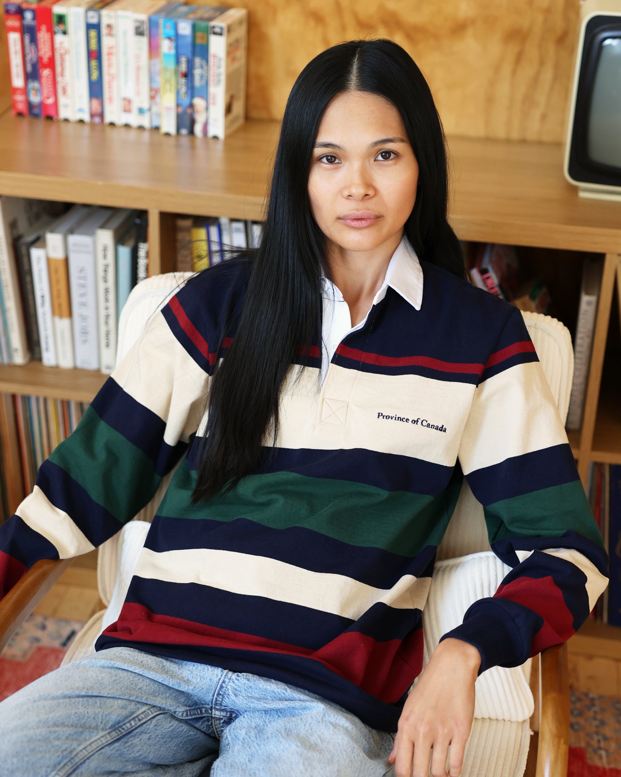 Made in Canada 100% Cotton Ellis Rugby Shirt - Unisex - Province of Canada