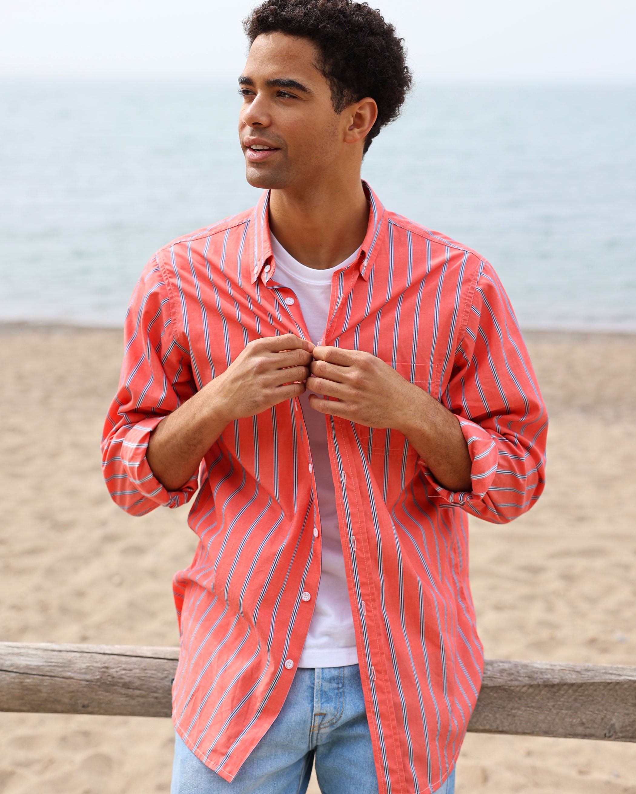 Made in Canada 100% Cotton Button Down Chelton Shirt - Unisex - Province of Canada