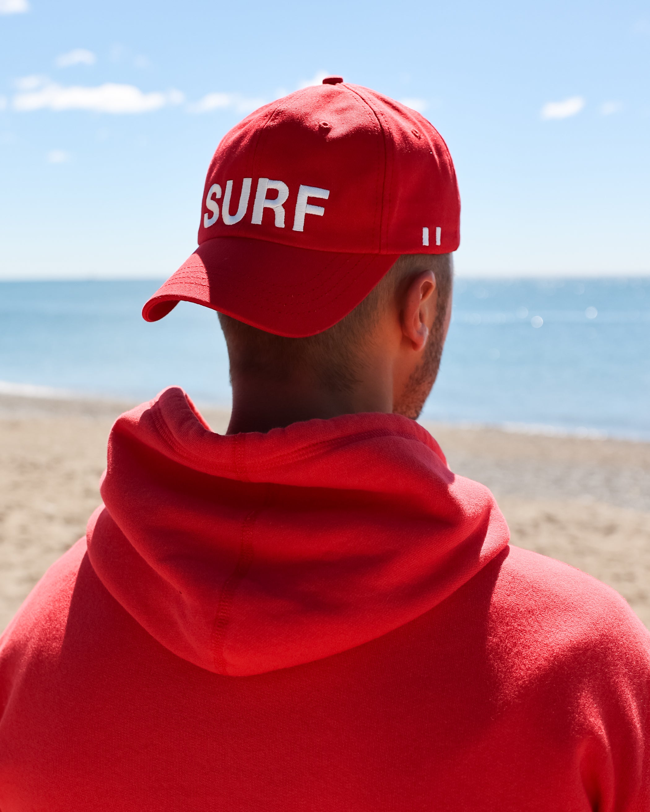 Made in Canada Red Surf Baseball Hat - Province of Canada
