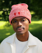 Made in Canada 100% Cotton Flag Cotton Knit Toque Heather Red - Province of Canada