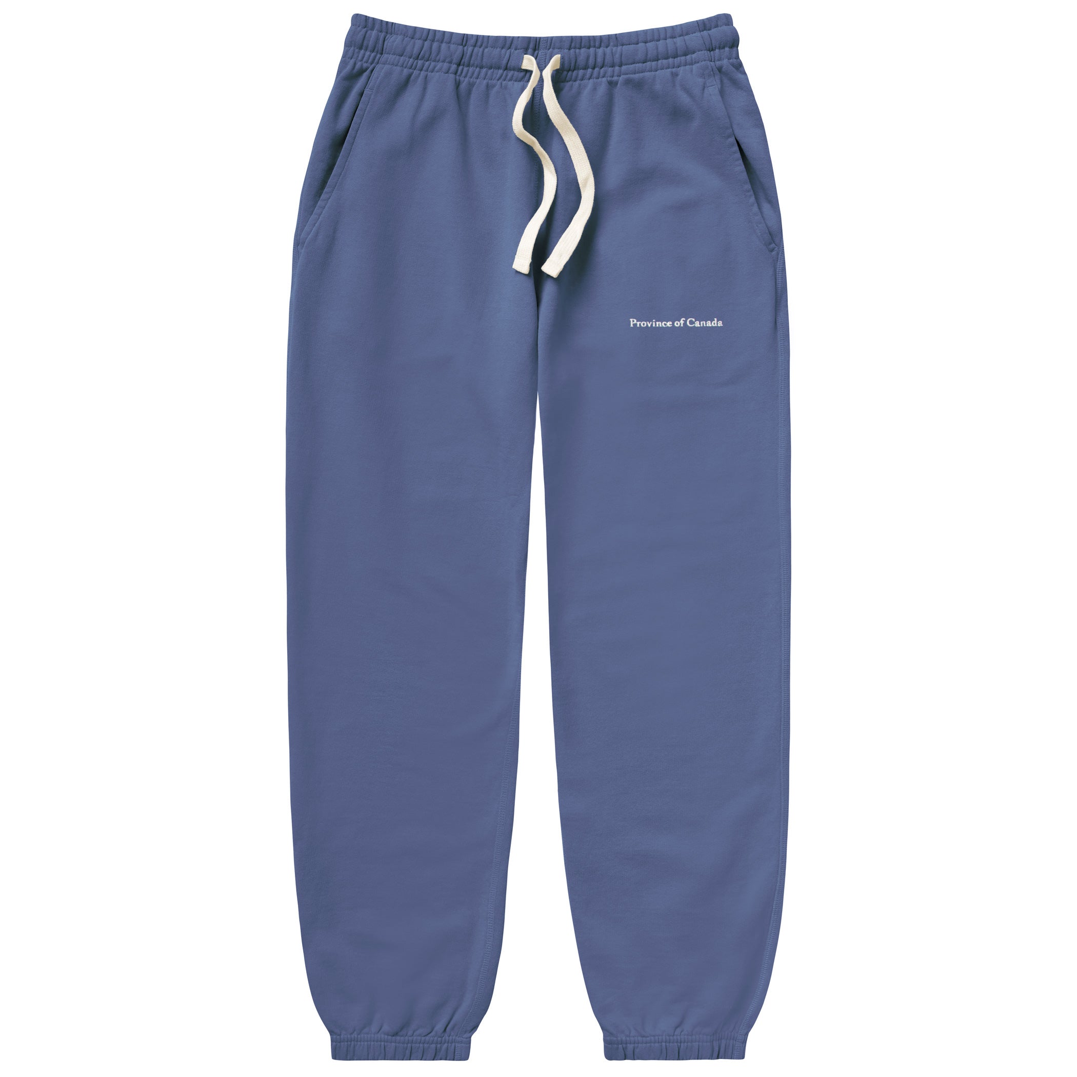 Made in Canada 100% Cotton Relaxed French Terry Sweatpant French Blue - Unisex - Province of Canada