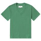 Made in Canada Friday V-Neck Tee Green 100% Organic Cotton - Province of Canada