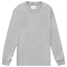 Made in Canada Fine Ribbed Long Sleeve Tee Heather Grey - Unisex - Province of Canada