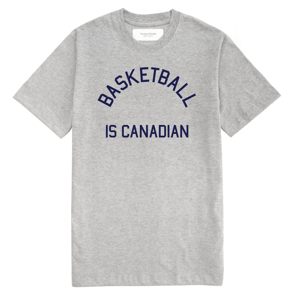 Basketball is Canadian Tee Heather Grey - Unisex