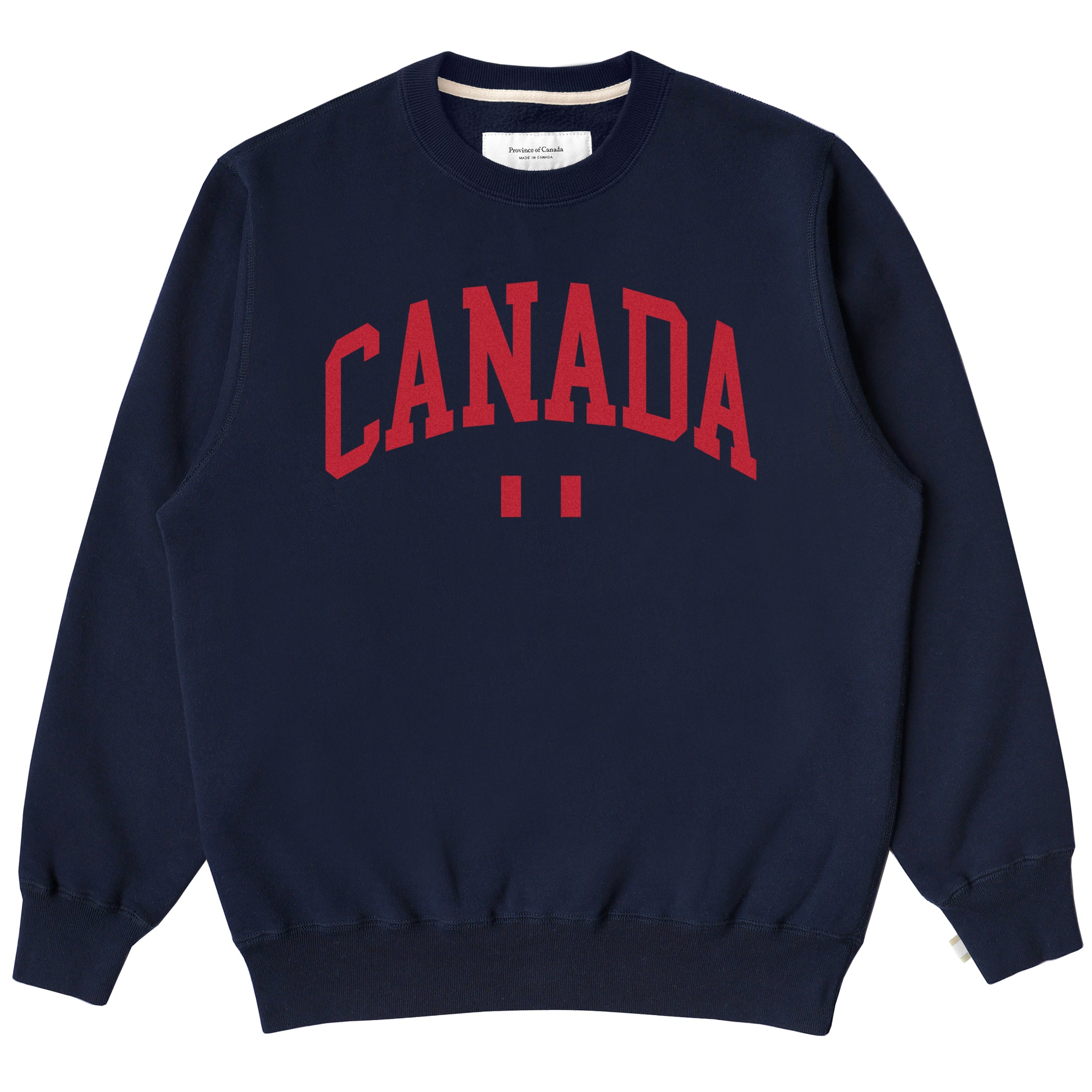 Made in Canada Canada Fleece Sweatshirt Navy 100% Cotton - Unisex - Province of Canada
