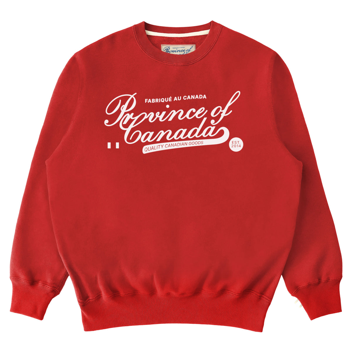 Script Logo Sweatshirt Red - Unisex