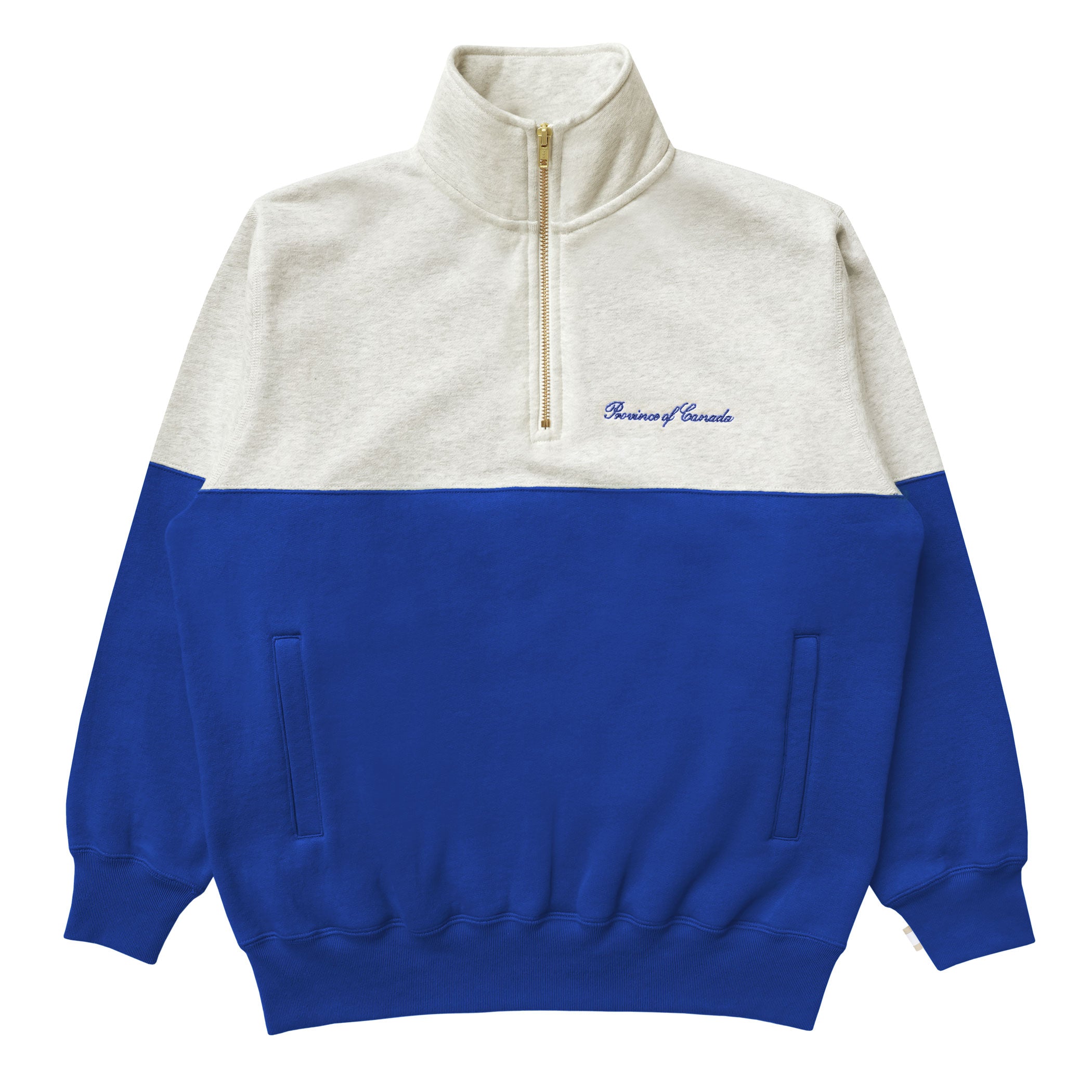 メンズウェア Electric x Clubhaus Reversible Half Zip Club Fleece Half Zip Navy - Unisex - Made in Canada – Province of