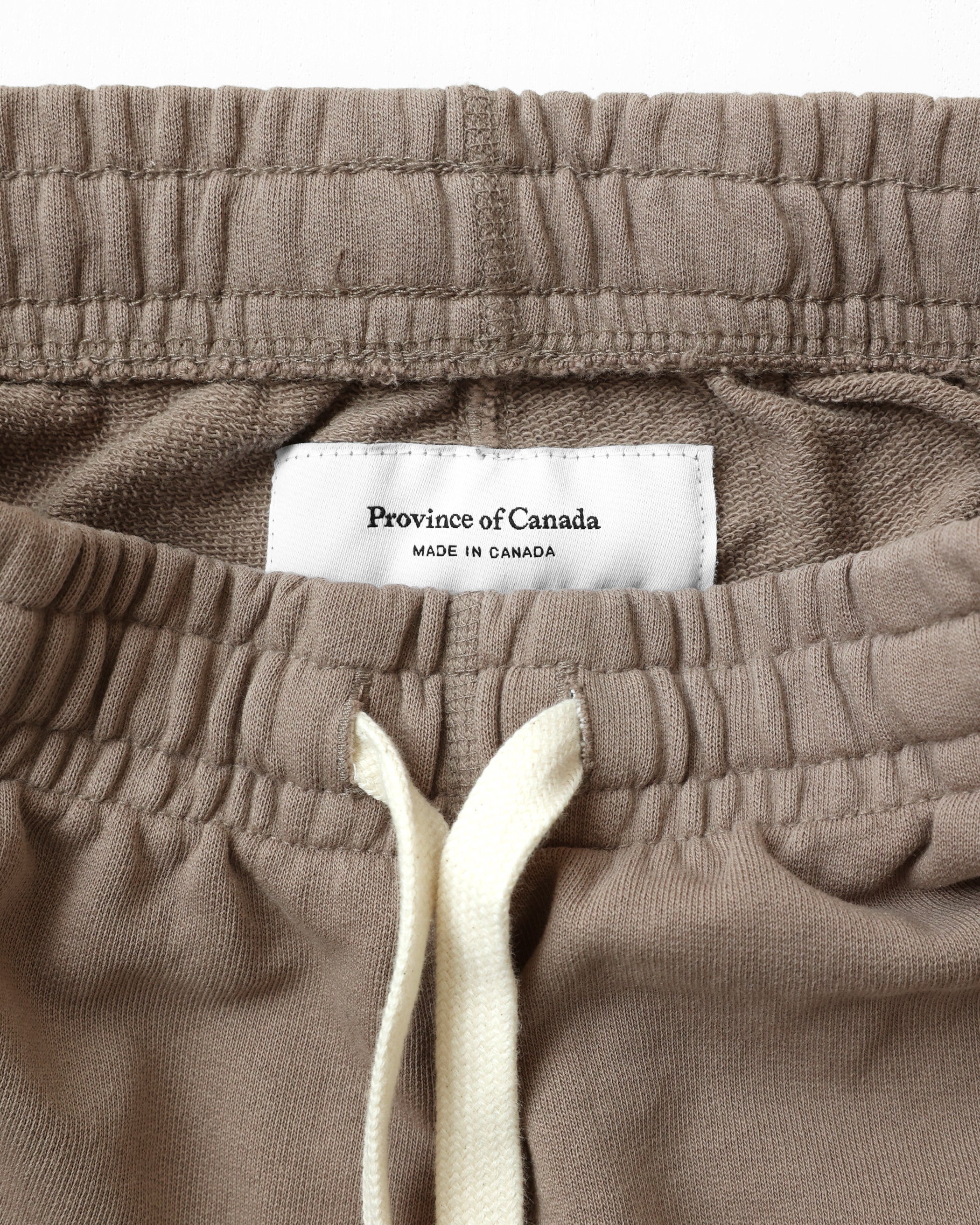 Made in Canada 100% Cotton Wide Leg French Terry Sweatpant Mocha - Unisex - Province of Canada