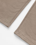 Made in Canada 100% Cotton Wide Leg Cropped French Terry Sweatpant Mocha Brown - Unisex - Province of Canada
