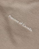 Made in Canada 100% Cotton Wide Leg Cropped French Terry Sweatpant Mocha Brown - Unisex - Province of Canada