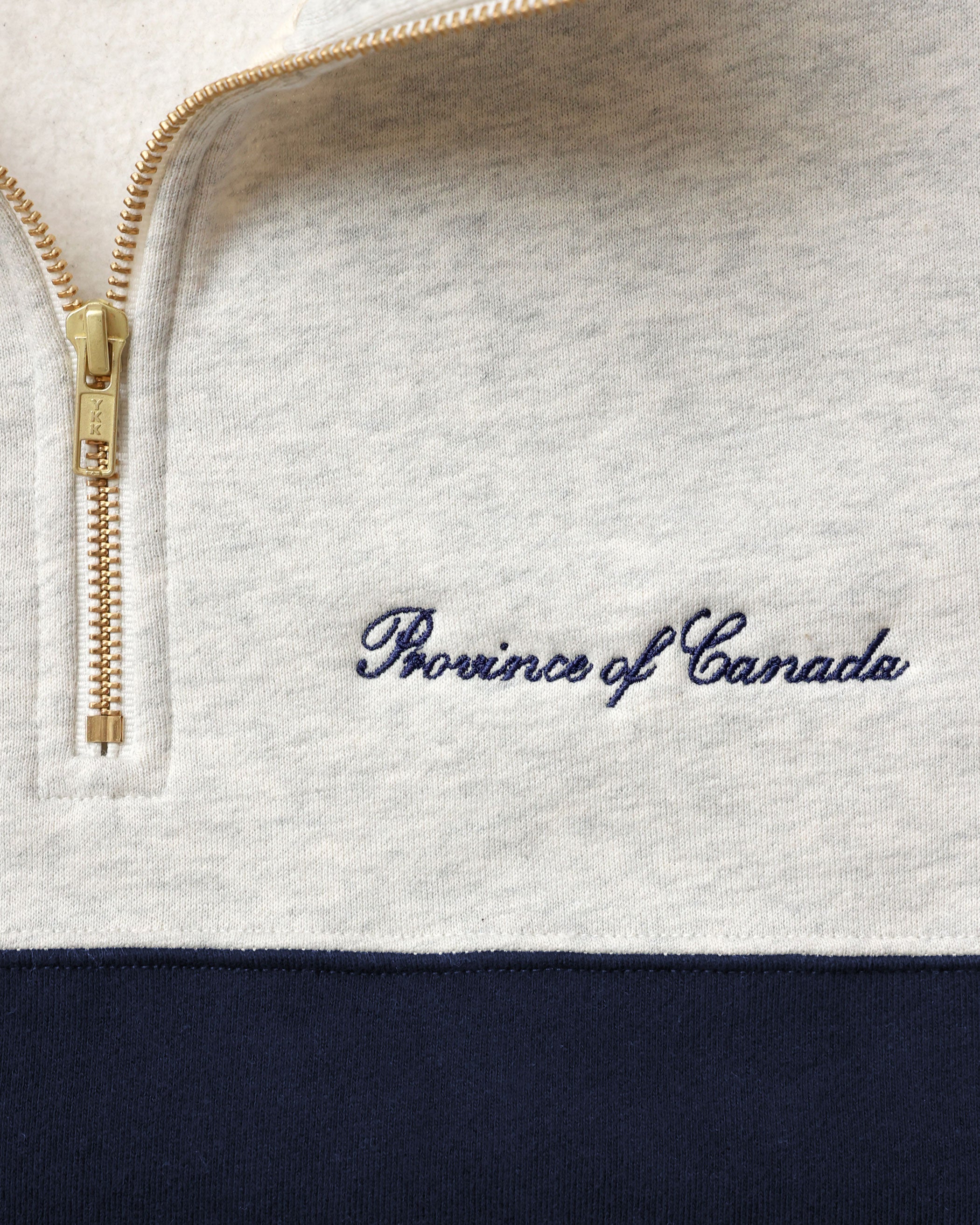 Made in Canada Club Fleece Half Zip Navy - Unisex - Province of Canada