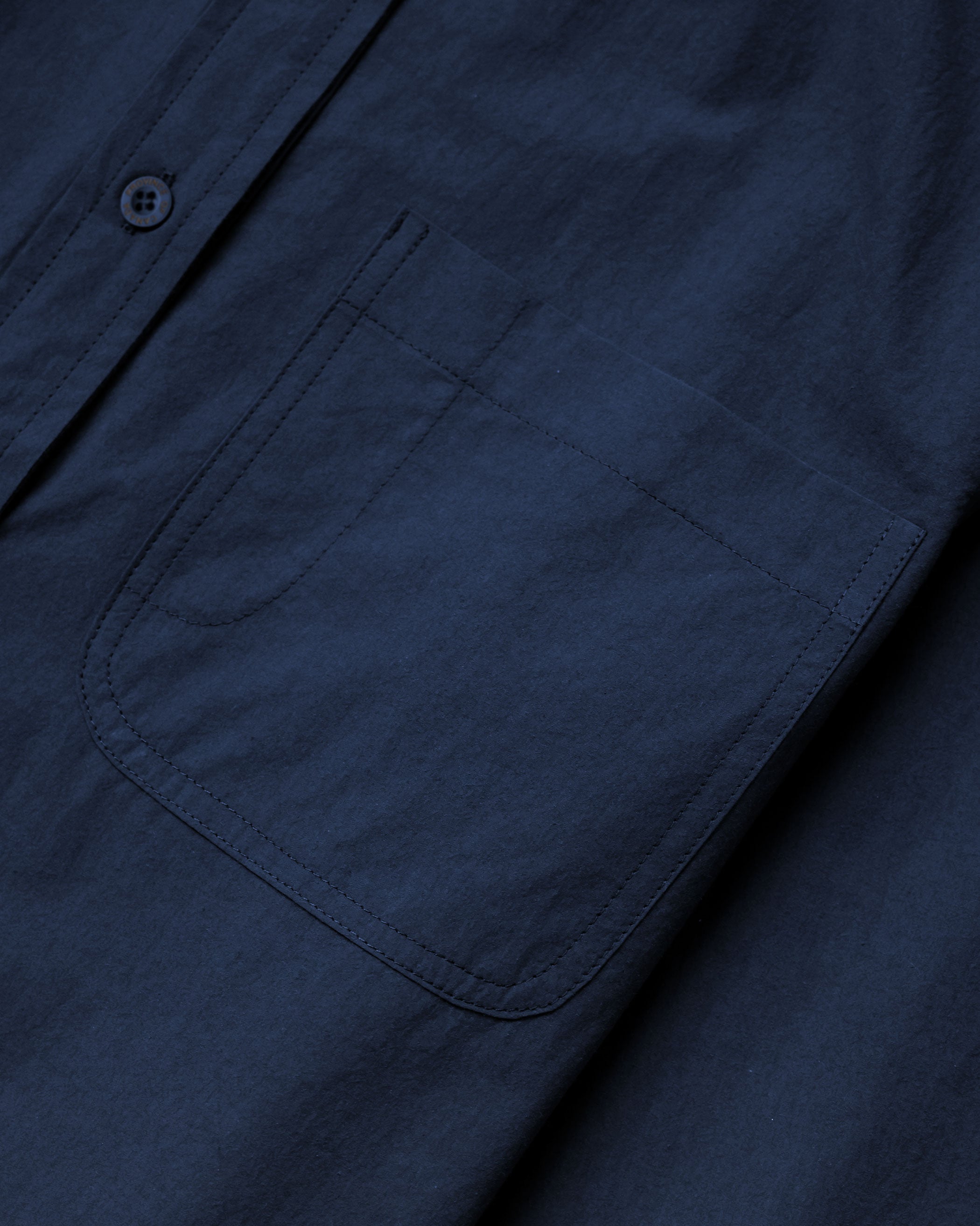 Made in Canada 100% Cotton Washed Poplin Dress Navy - Province of Canada