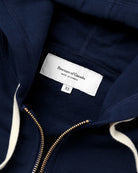 Made in Canada 100% Cotton French Terry Zip Hoodie Navy Blue - Unisex - Province of Canada
