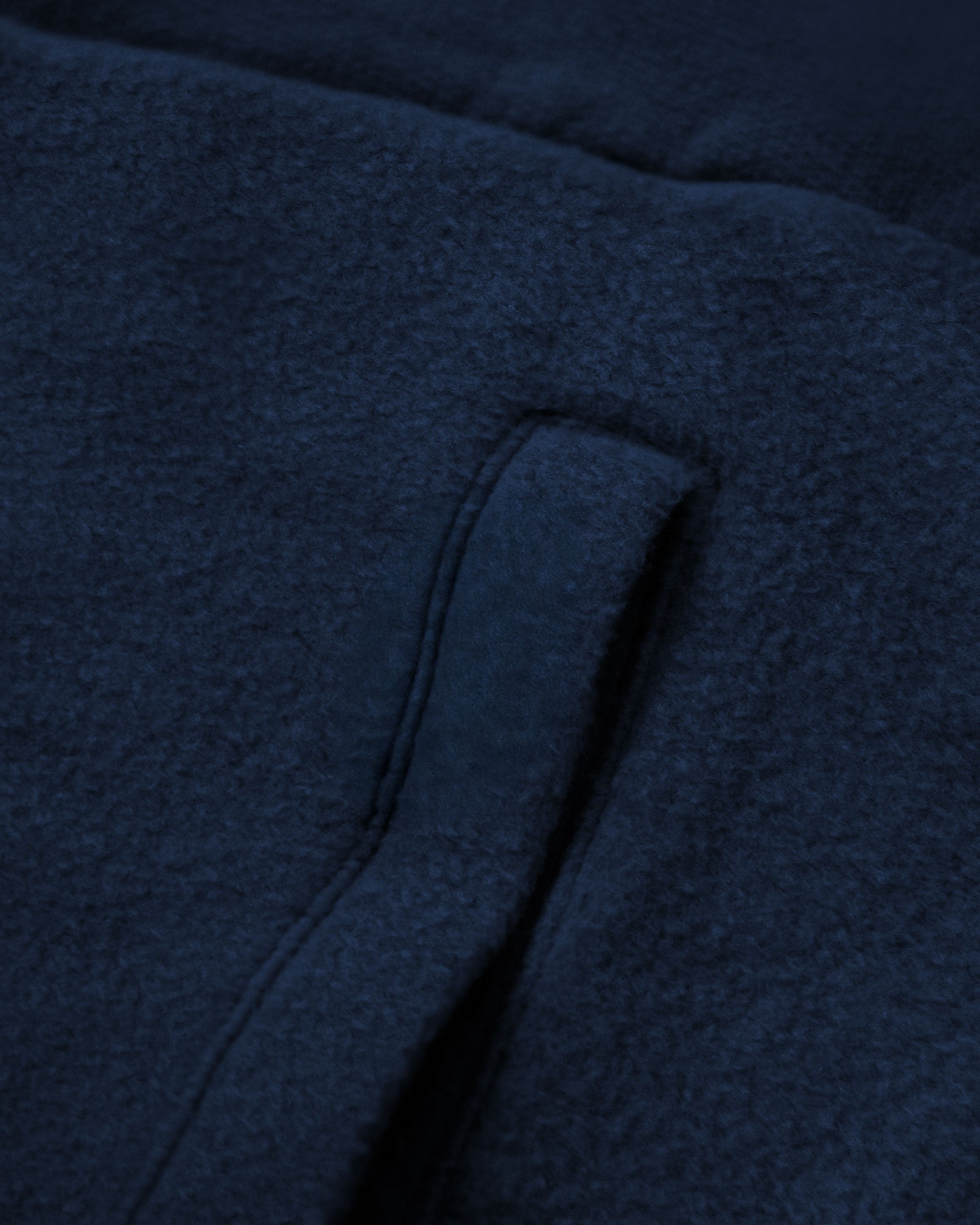 Made in Canada 100% Cotton Reverse Fleece Pullover Navy - Unisex - Province of Canada