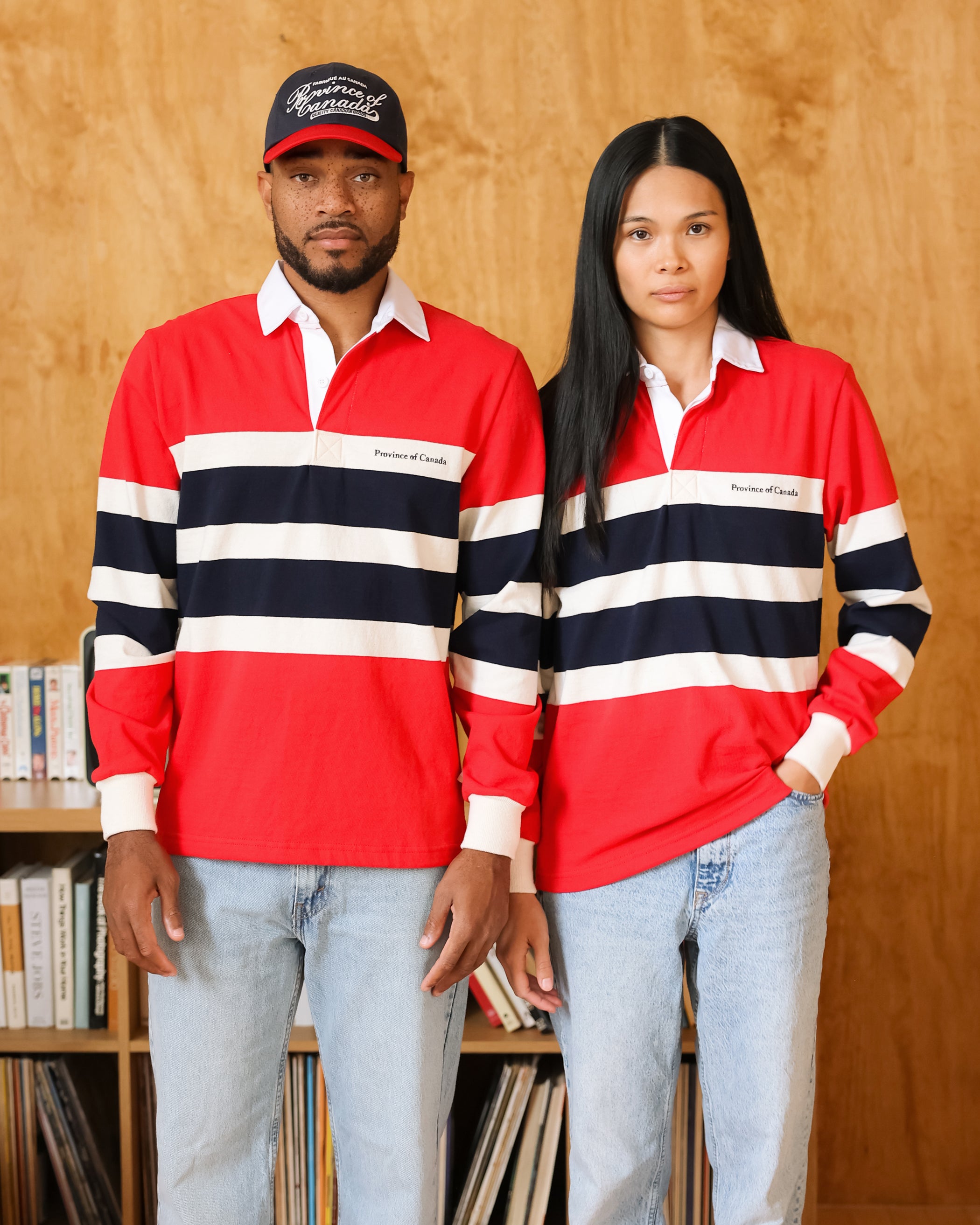 Made in Canada 100% Cotton Maurice Rugby Shirt - Unisex - Province of Canada