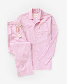 Made in Canada Pyjama Shirt Pink Stripe 100% Cotton - Unisex - Province of Canada