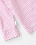 Made in Canada Pyjama Shirt Pink Stripe 100% Cotton - Unisex - Province of Canada
