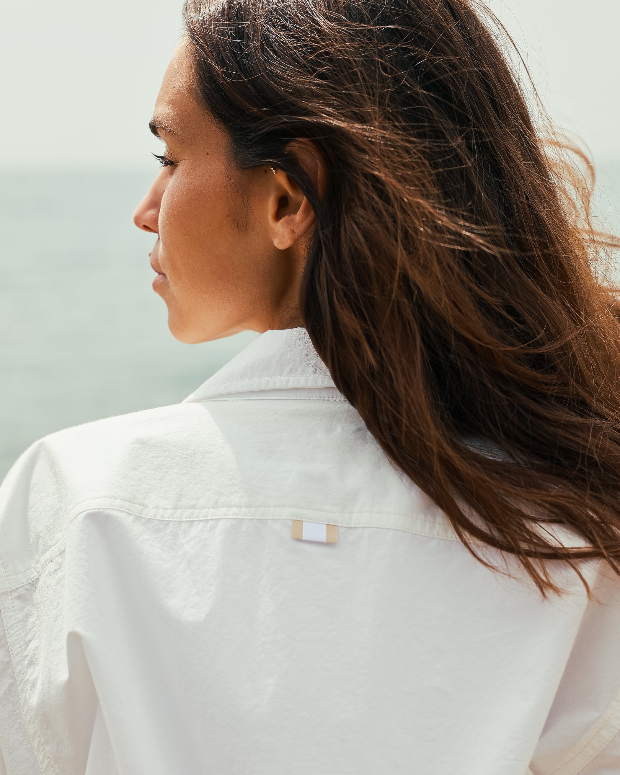 Made in Canada 100% Cotton Washed Poplin Shirt White - Unisex - Province of Canada