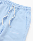 Made in Canada 100% Cotton Wide Leg Cropped French Terry Sweatpant Sky Blue - Unisex - Province of Canada