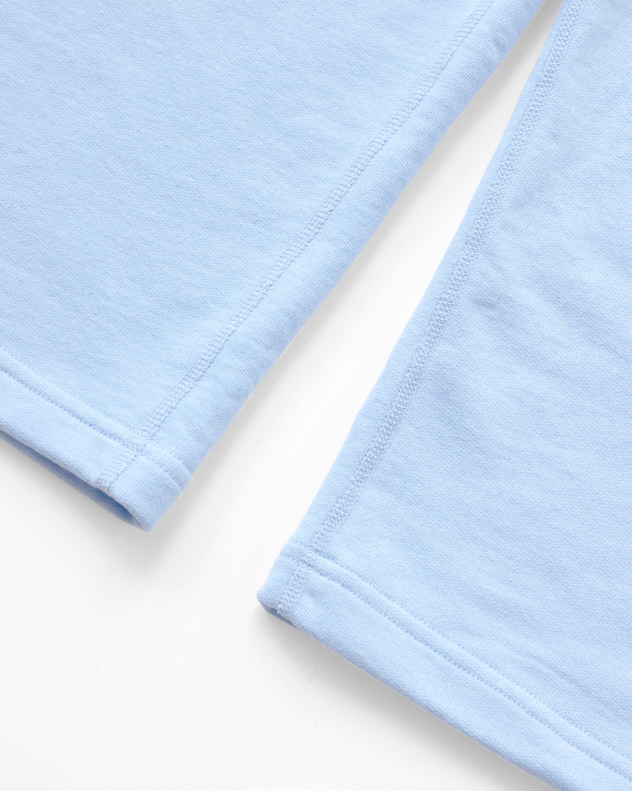 Made in Canada 100% Cotton Wide Leg Cropped French Terry Sweatpant Sky Blue - Unisex - Province of Canada