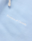 Made in Canada 100% Cotton Wide Leg Cropped French Terry Sweatpant Sky Blue - Unisex - Province of Canada