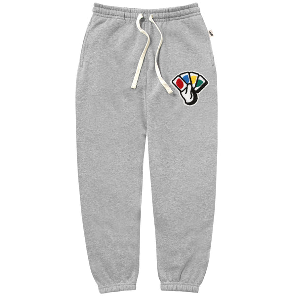 Uno Draw 4 Fleece Sweatpant Heather Grey - Made in Canada - Province of Canada