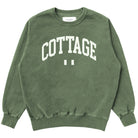 Made in Canada Cottage Fleece Sweatshirt Washed Olive Green - Province of Canada