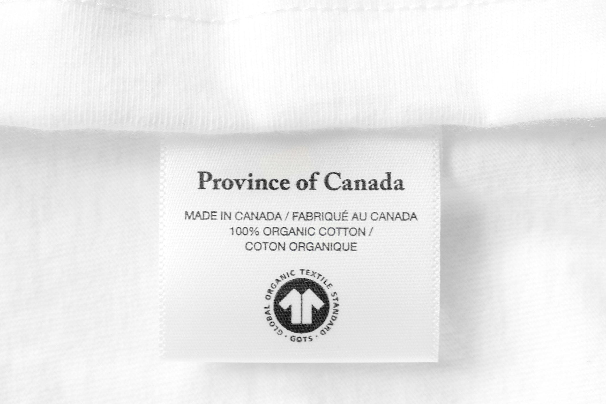 Made in Canada 100% Cotton Mother Nature Tee White - Unisex - Province of Canada