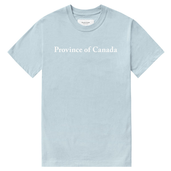 Made in Canada Wordmark Tee Blueish - Unisex - Province of Canada