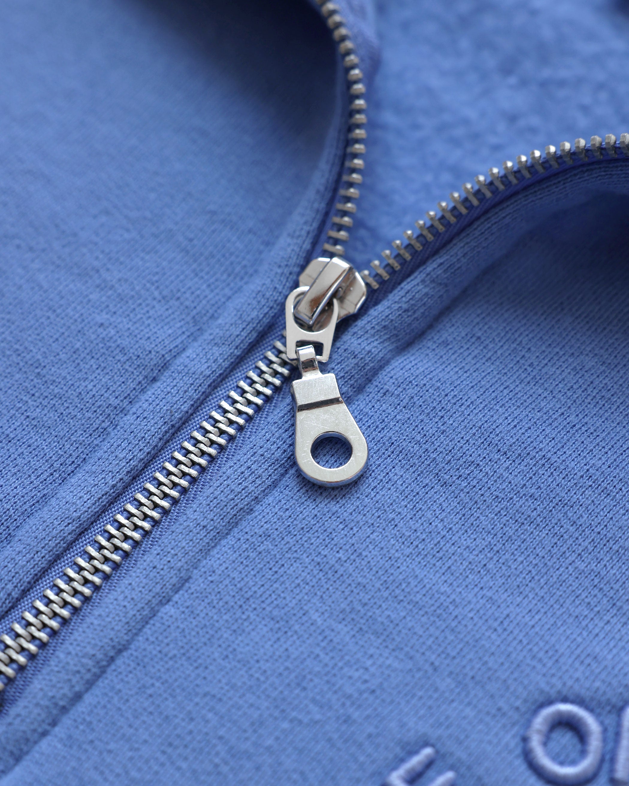 Made in Canada Half Zip Fleece Sweatshirt Periwinkle - Unisex - Province of Canada