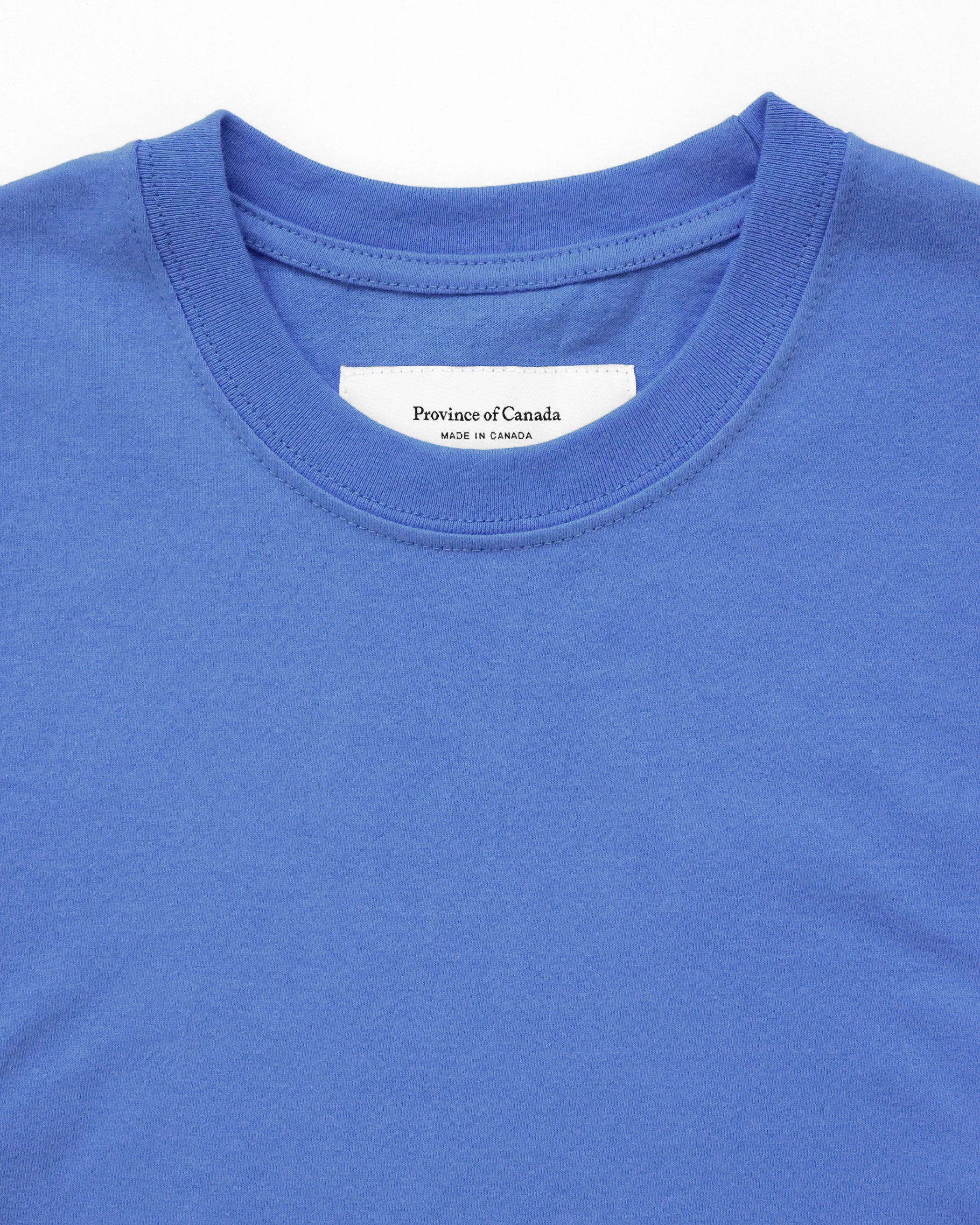 Made in Canada 100% Organic Cotton Monday Crop Top Periwinkle - Unisex - Province of Canada