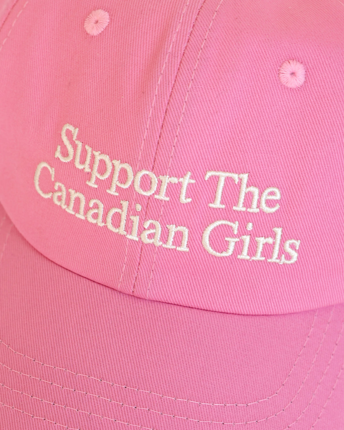 Made in Canada Support the Canadian Girls Baseball Hat Pink - Province of Canada